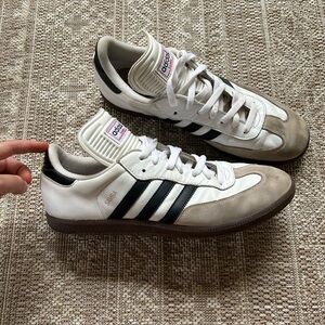 Adidas Samba White and Black Men's Shoes